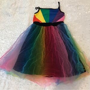 Placard Originals Rainbow Kids Dress NWOT
